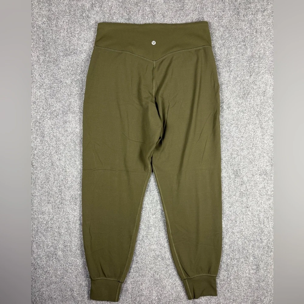 Lululemon Align High Rise Joggers Olive Green Size 10 - Picture 2 of 9